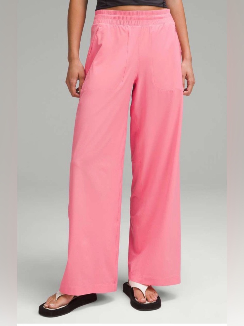 NWOT New Lululemon Swift Mid-Rise Wide-Leg Pant Sakura Pink - Picture 1 of 8